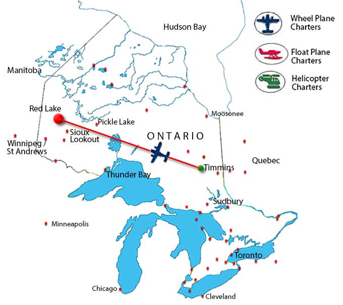 Timmins Charter Flights